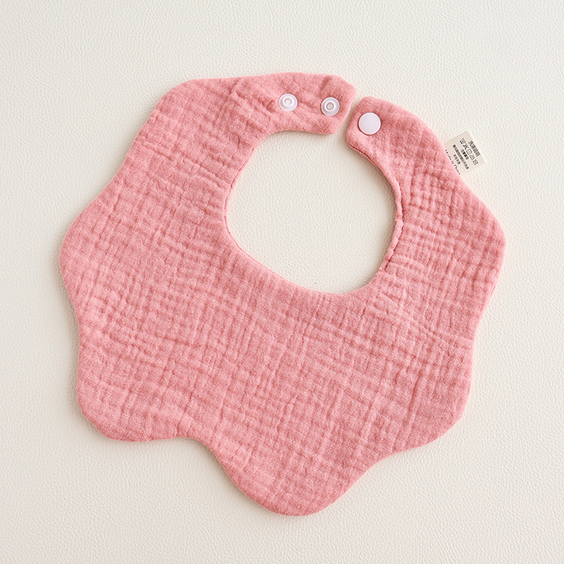 Baby Bib Plain Pink